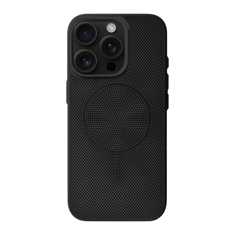 Heat Dissipation Holes MagSafe Phone Case - Black