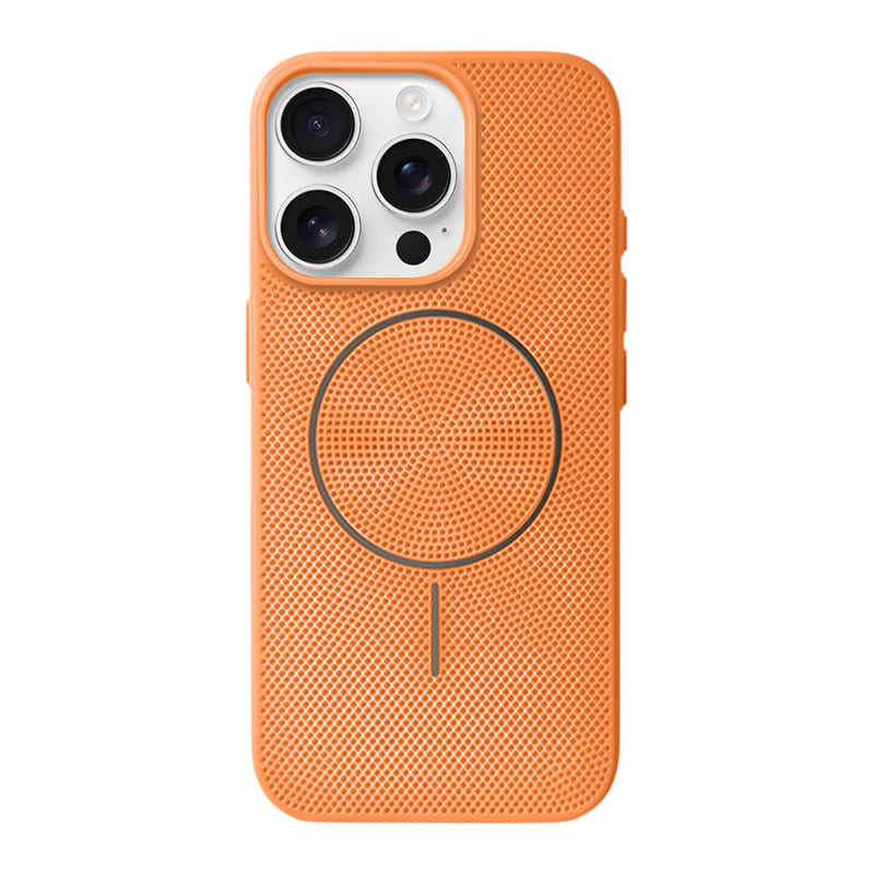 Heat Dissipation Holes MagSafe Phone Case - Orange
