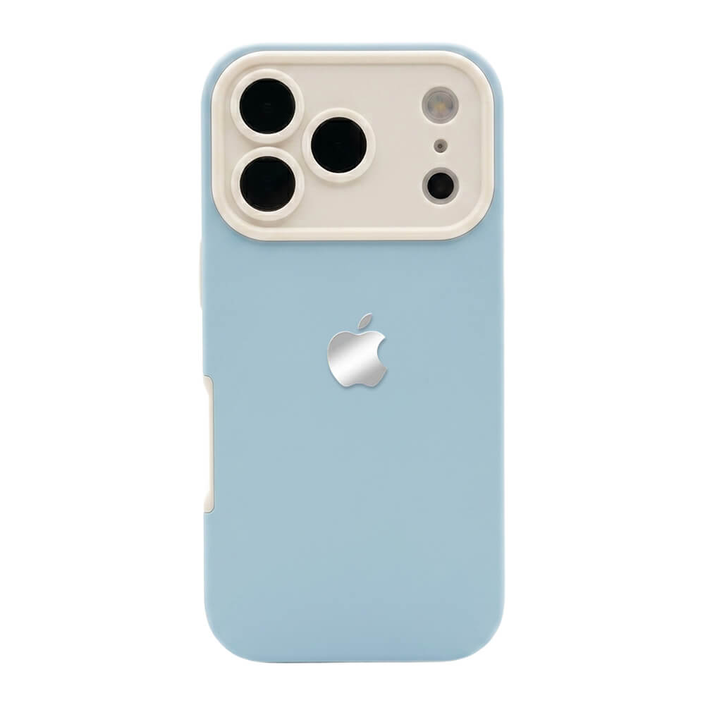 Two-Tone Matte Soft-Touch Phone Case - Blue