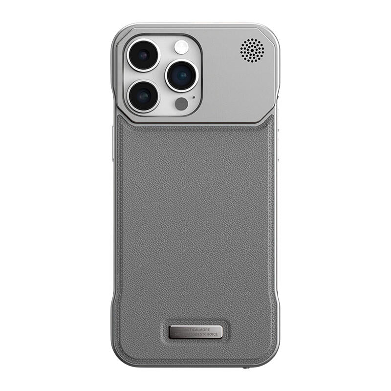 Armatherapy Tablets Leather MagSafe Phone Case - Gray