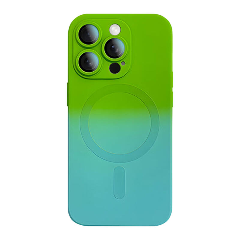 Dopamine Gradient MagSafe Phone Case - Green Blue
