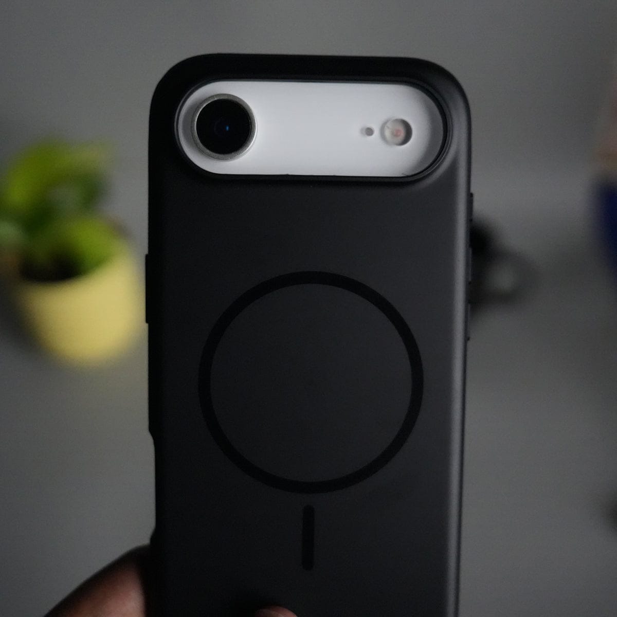 iPhone 17 Air Soft Touch MagSafe Case | Matte Finish with Color Camera Frame
