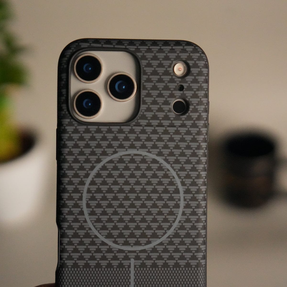 iPhone 17 Pro Woven Pattern MagSafe Case for | Textured Grip | Shockproof Protection