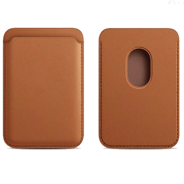 Luxury Leather Magnetic MagSafe Wallet For iPhone MagSafe Phones