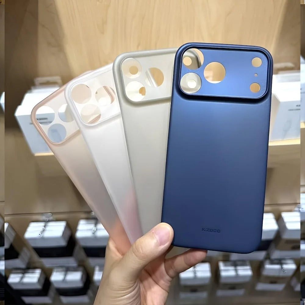 iPhone 17 Pro Max Ultra Thin KZDOO Air Skin Matte Frosted Back Cover - Blue