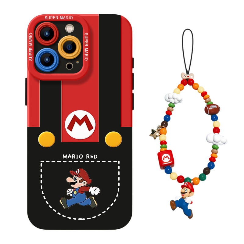 Mario Bracelet Phone Case - Black