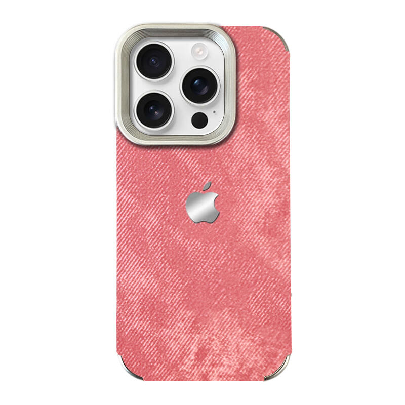 Silver Plated Denim Phone Case