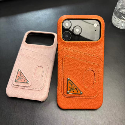 Stylish Phone Case with Card Holder For iPhone 13-17