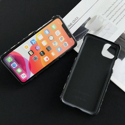 Classic Luxury iPhone Case with Card Holder for iPhone 12-16