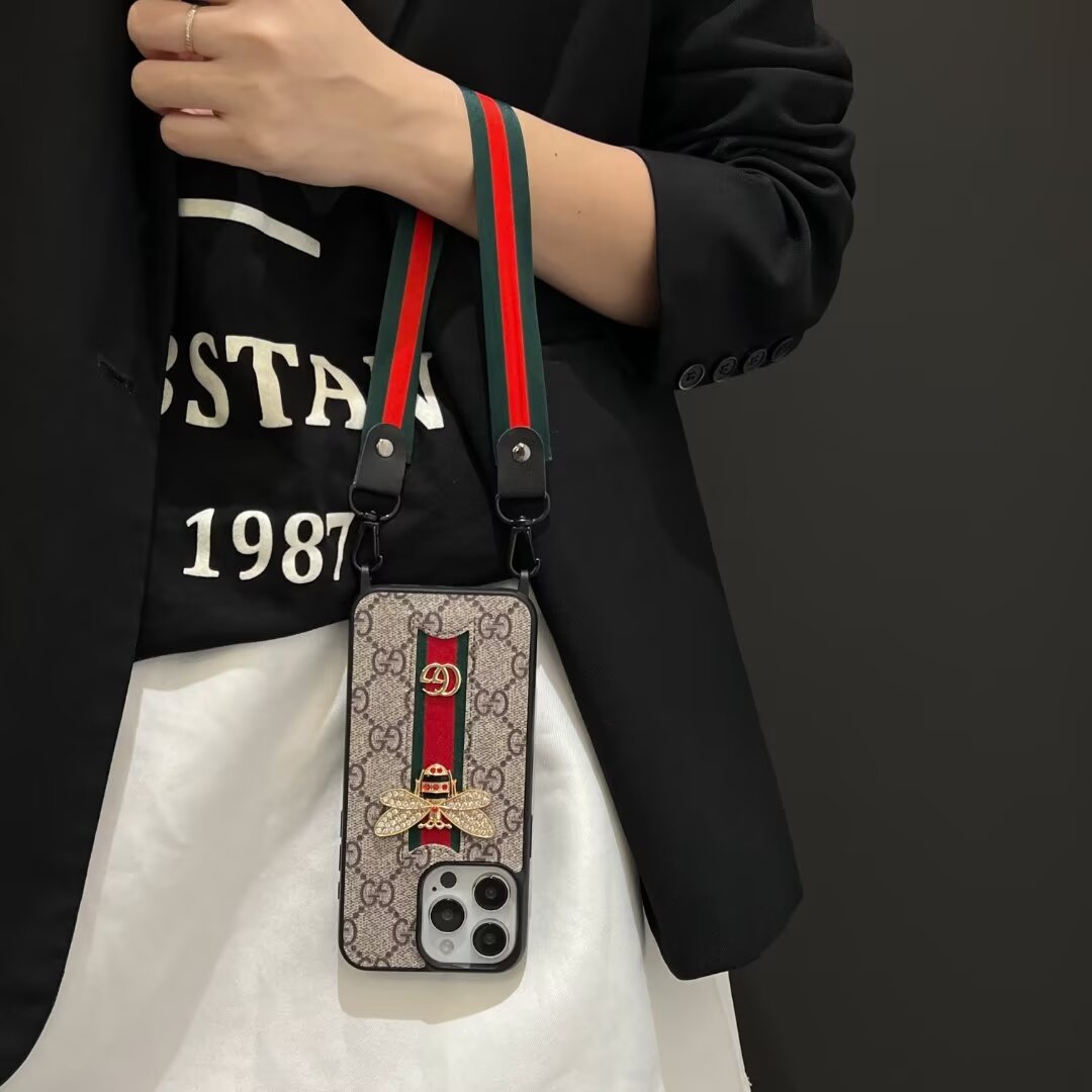3D Phone Case with Main Wire and Strap for iPhone 12-15