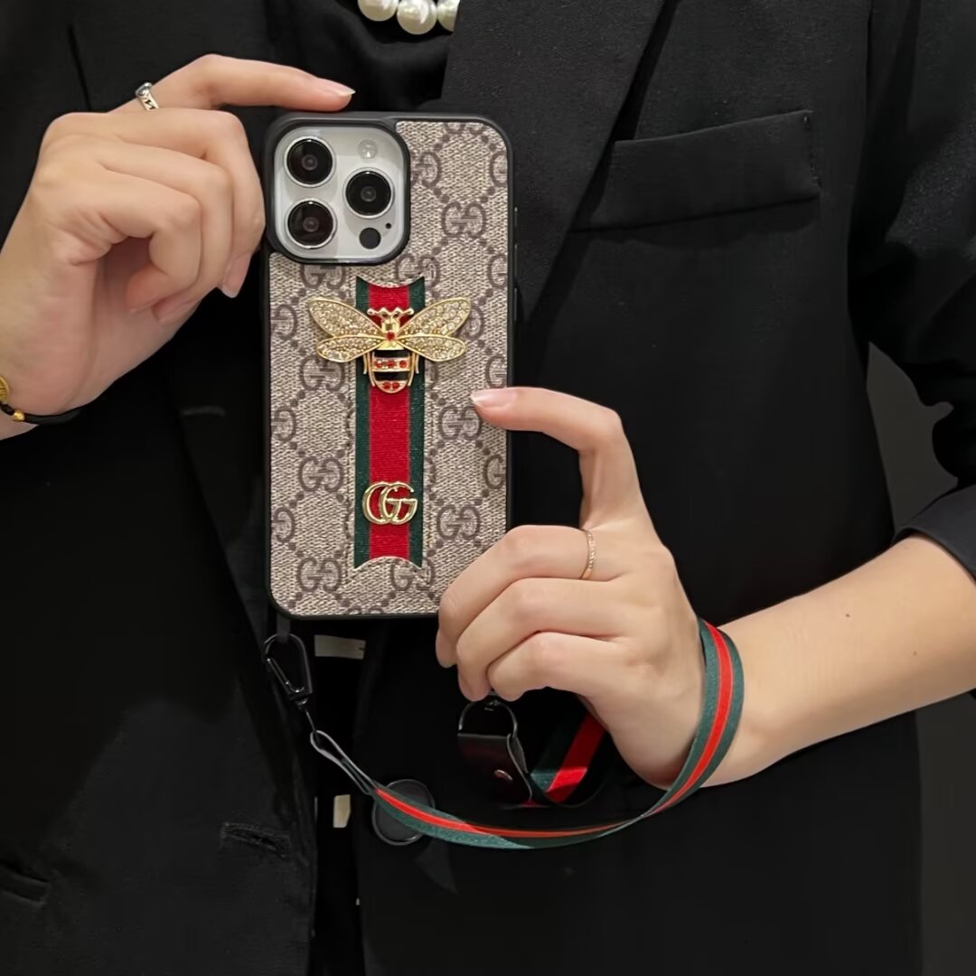 3D Phone Case with Main Wire and Strap for iPhone 12-15