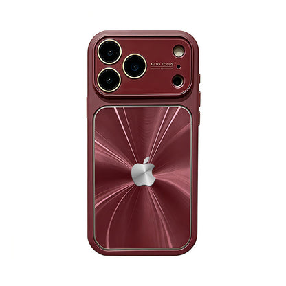 iPhone CD-Patterned Large-View Case