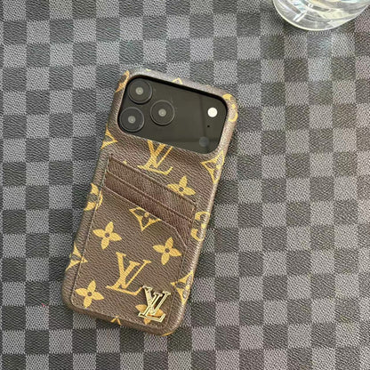 Leather Card Slot Case For iPhone 12-17