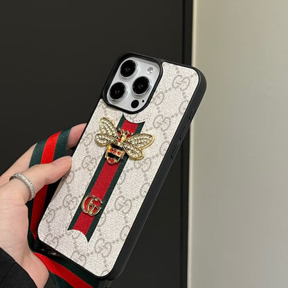 3D Phone Case with Main Wire and Strap for iPhone 12-15