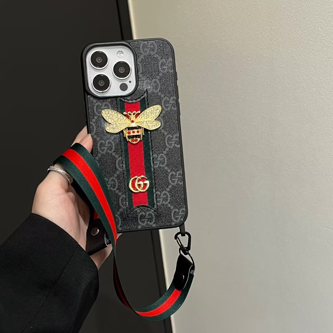 3D Phone Case with Main Wire and Strap for iPhone 12-15