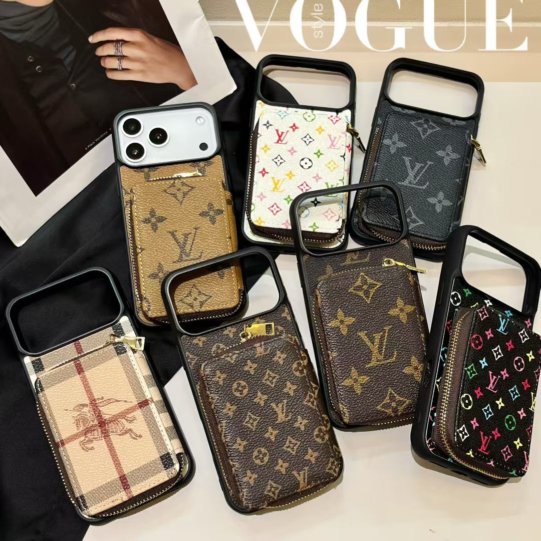 Canvas Leather Wallet Card Holder Crossbody Phone Case For iPhone 12-17