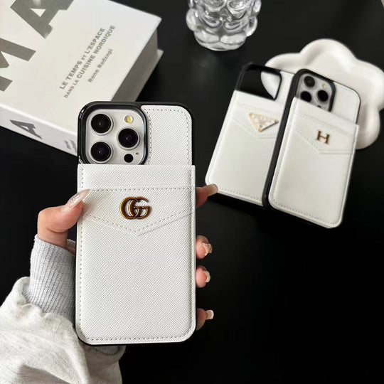 iPhone Case & Card Holder- Luxury Designer Collection