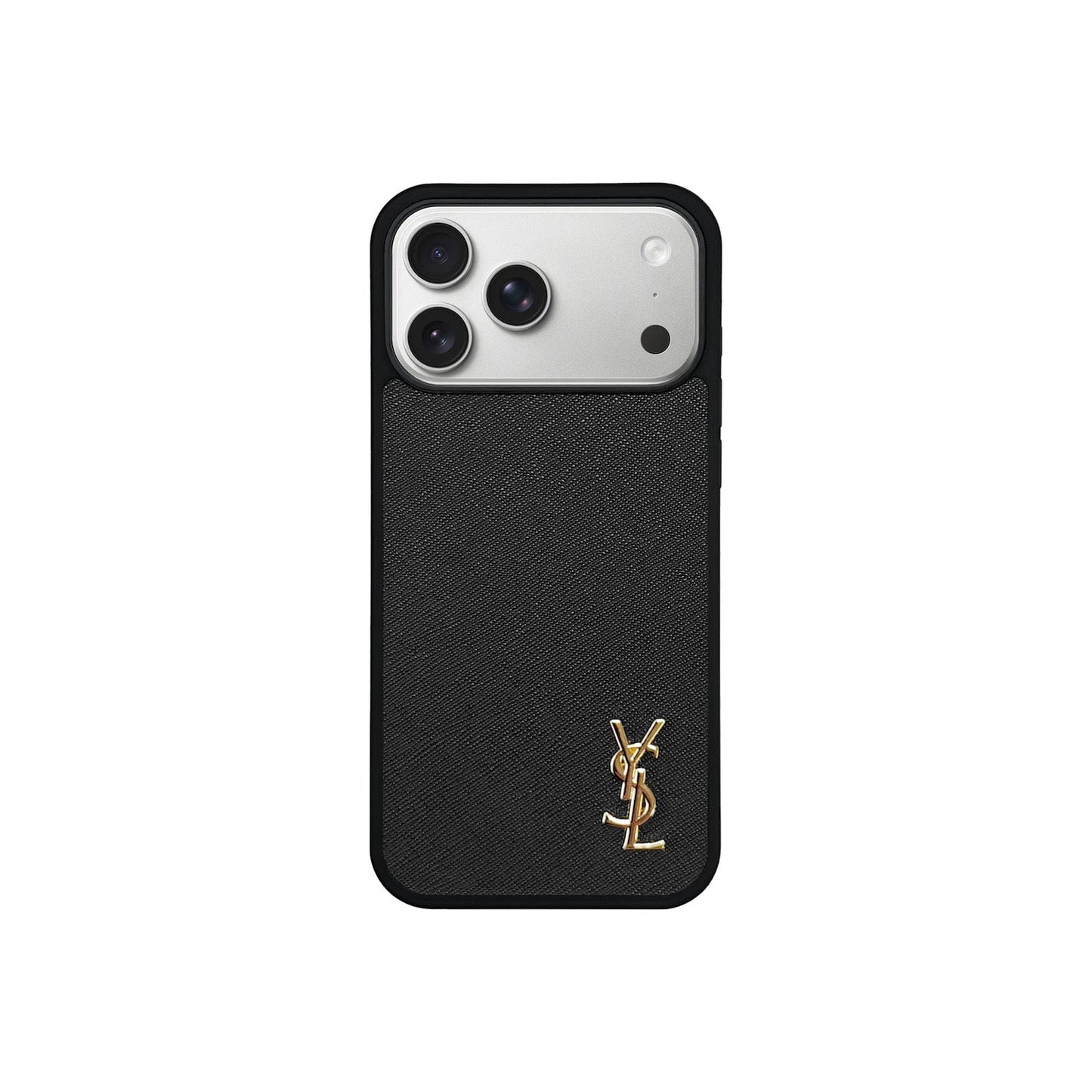 Luxury Phone Case with Gold Logo for iPhone 12-17