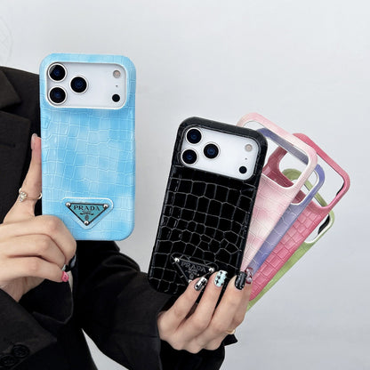 Elegant Prada Apple Phone Case For iPhone 17 / 16 / 15 / 14