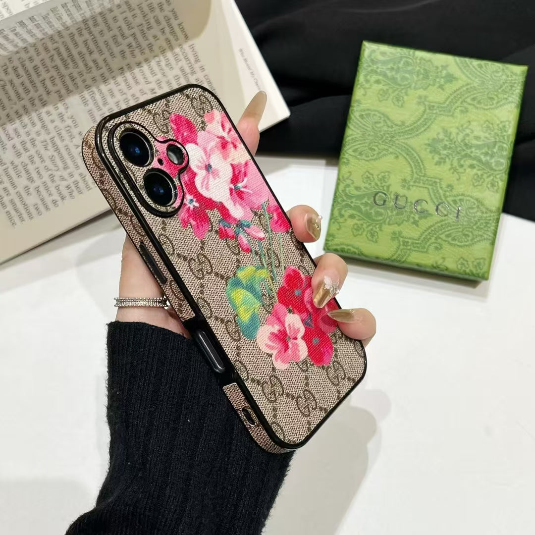 Elevate Experience with luxury brand Case for iPhone 12-17