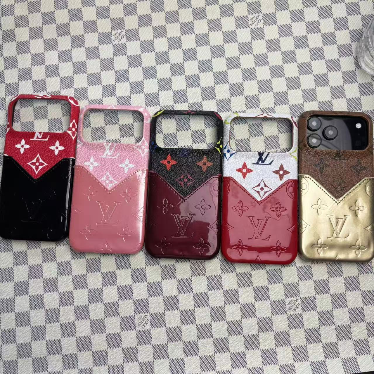 New Design Leather Case with Card Slot for iPhone 12-17