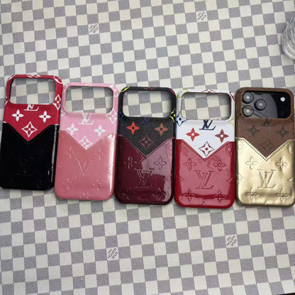 New Design Leather Case with Card Slot for iPhone 12-17
