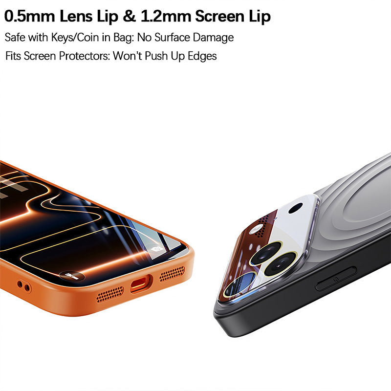 iPhone Liquid Large Window Case
