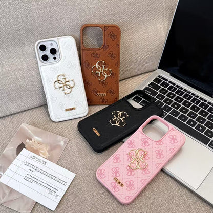 Clean-Cut Leather Case for iPhone 13-16