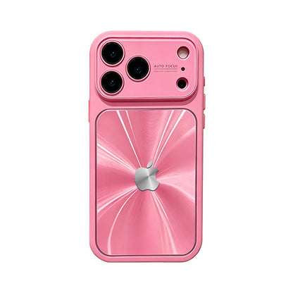 iPhone CD-Patterned Large-View Case