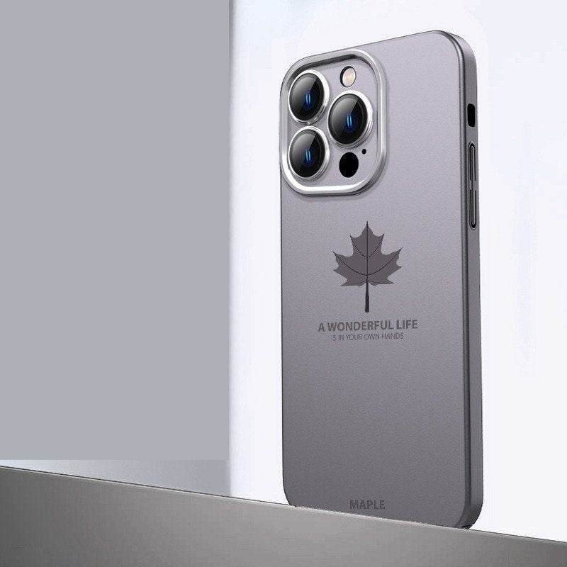 iPhone 14 Series Autumn Radiance Maple Leaf Matte Case
