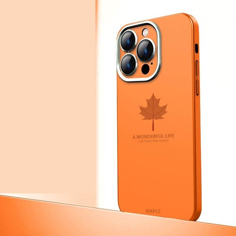 iPhone 13 Series Autumn Radiance Maple Leaf Matte Case