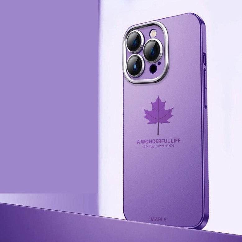 iPhone 14 Series Autumn Radiance Maple Leaf Matte Case