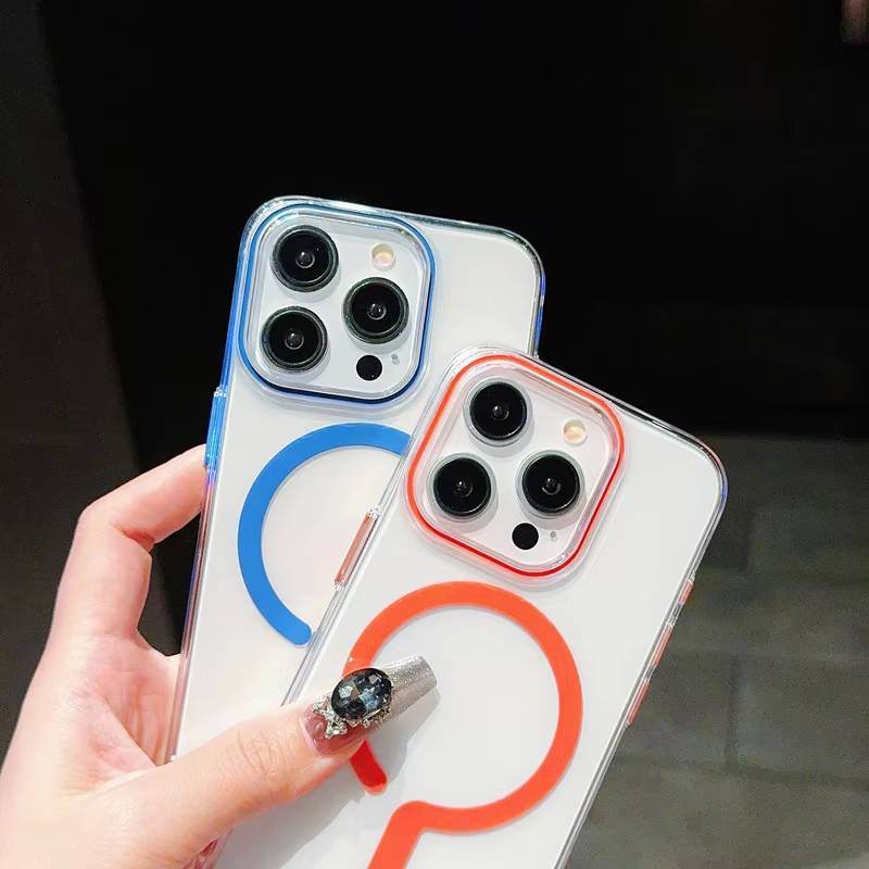 Crystal Clear Magnetic Hard Shell Case - iPhone