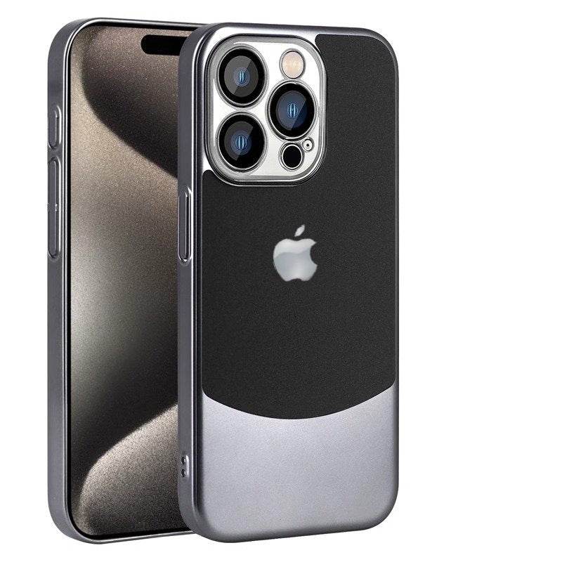 iPhone Series Premium Titanium Paint Dual Tone Case