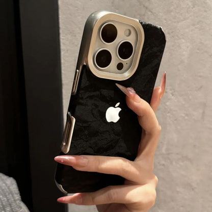 Silky Snowy Mountain Leather Case - iPhone