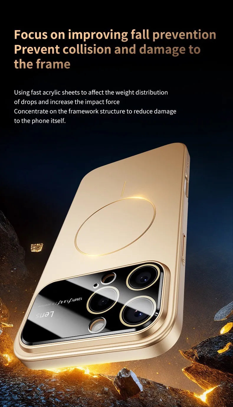Dark Camera Lense Case For iPhone