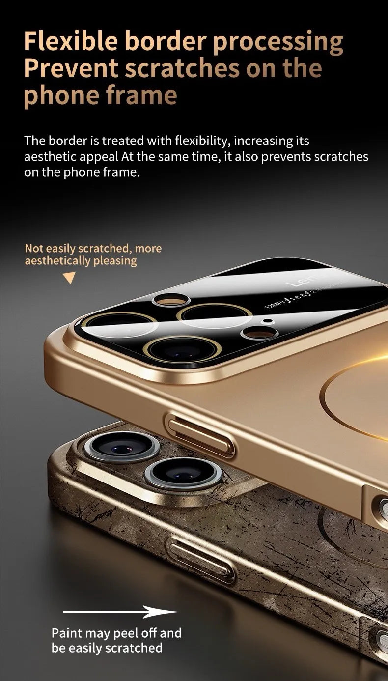 Dark Camera Lense Case For iPhone