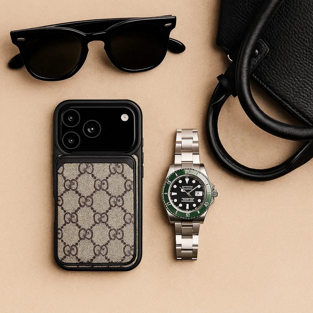 Luxe Leather Case For iPhone 12-17