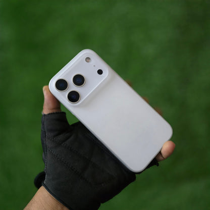 iPhone 17 Pro Max Ultra Thin KZDOO Air Skin Matte Frosted Back Cover - White