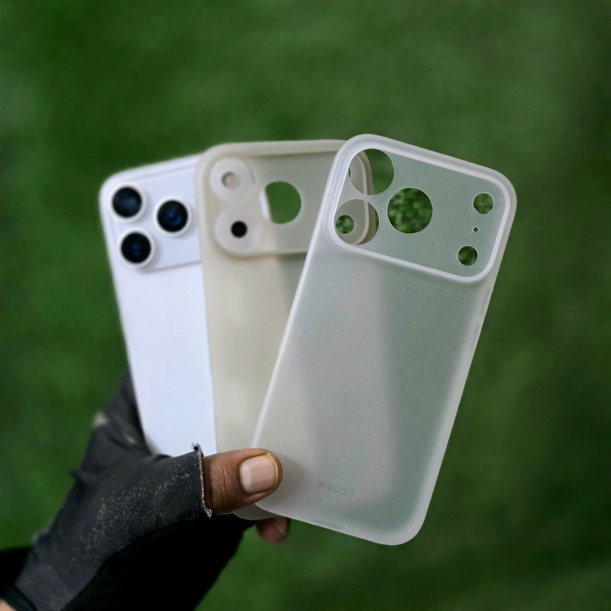iPhone 17 Pro Max Ultra Thin KZDOO Air Skin Matte Frosted Back Cover - Desert Titanium