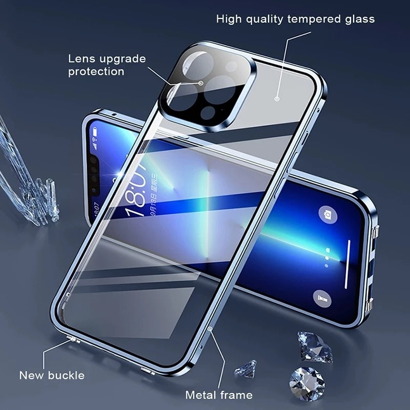 Aqua Cage Twin Glass Case