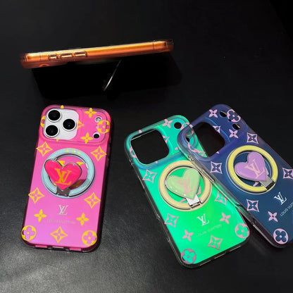Colorful Heart Magnetic Holder For iPhone 13-17