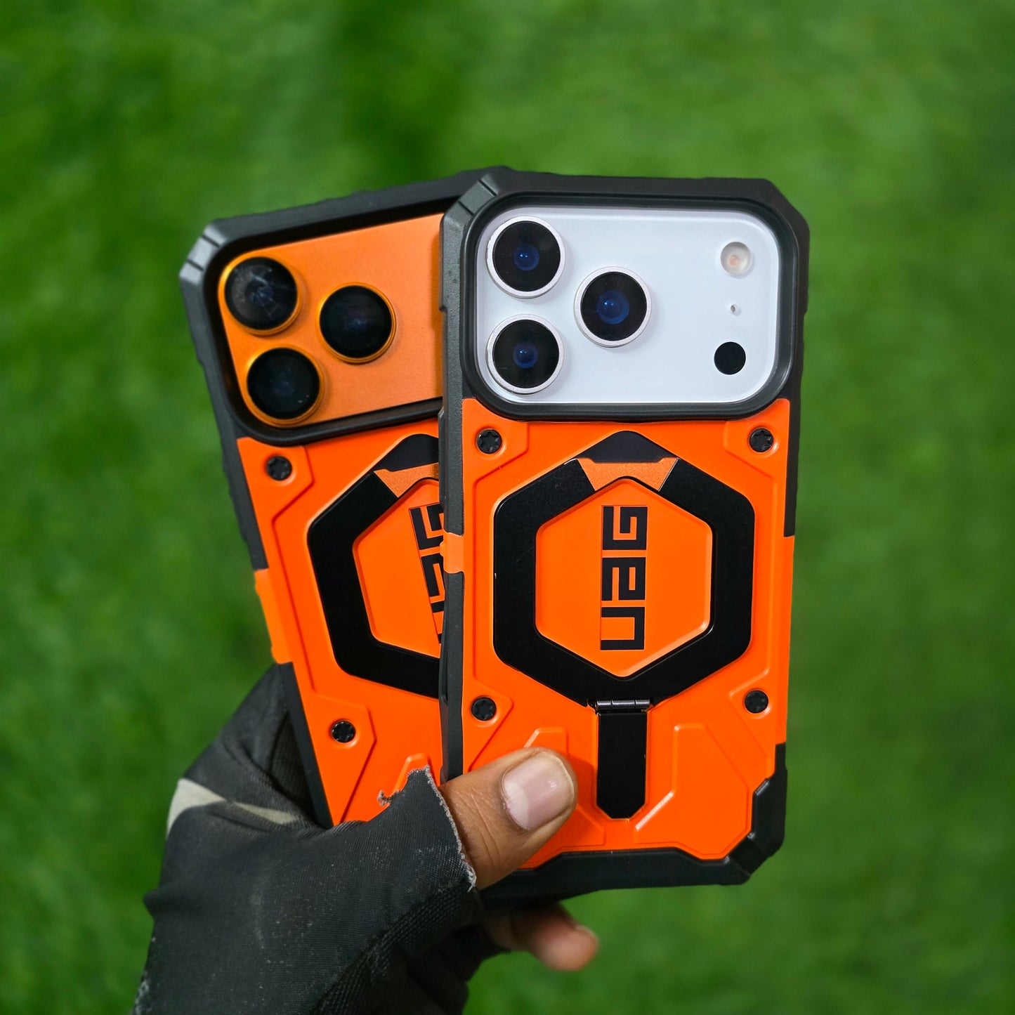 iPhone 17 Pro Max UAG Case, Military Grade Protective UAG Pathfinder Series with Magsafe & Kickstand - Orange