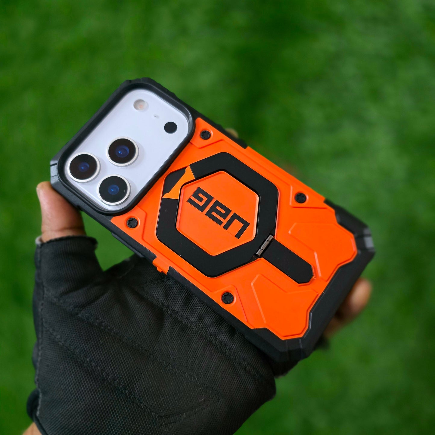 iPhone 17 Pro Max UAG Case, Military Grade Protective UAG Pathfinder Series with Magsafe & Kickstand - Orange
