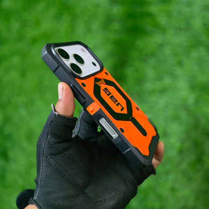 iPhone 17 Pro Max UAG Case, Military Grade Protective UAG Pathfinder Series with Magsafe & Kickstand - Orange