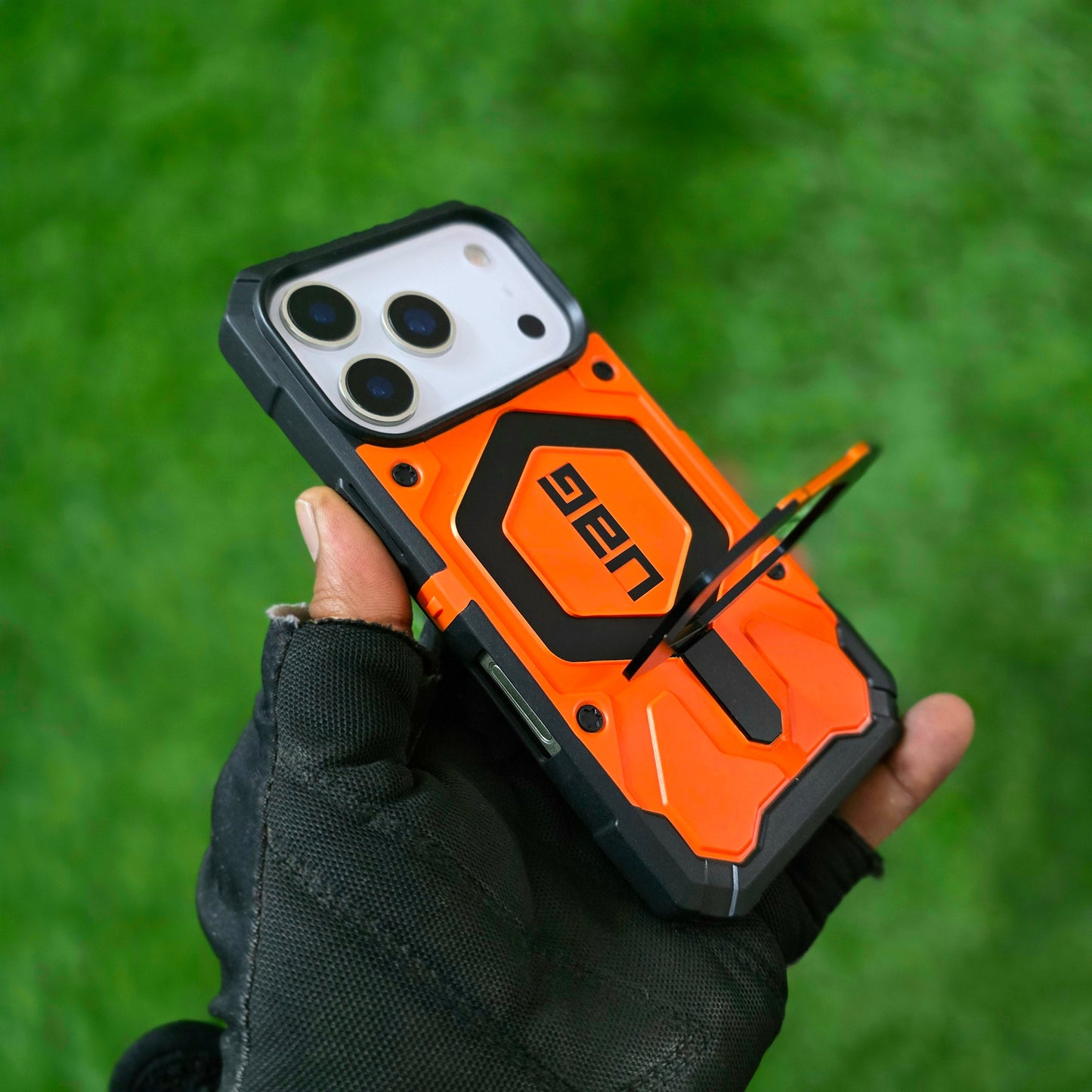iPhone 17 Pro Max UAG Case, Military Grade Protective UAG Pathfinder Series with Magsafe & Kickstand - Orange