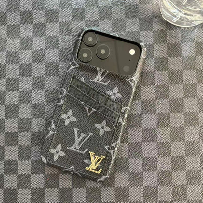 Leather Card Slot Case For iPhone 12-17