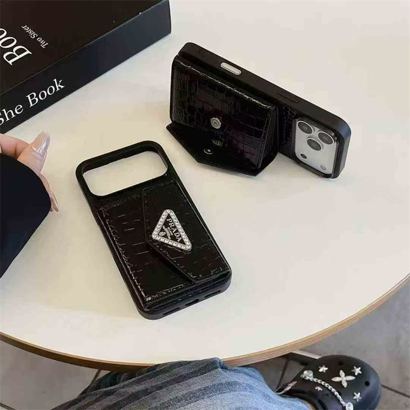 Classic Grain Leather Case for iPhone 12-17