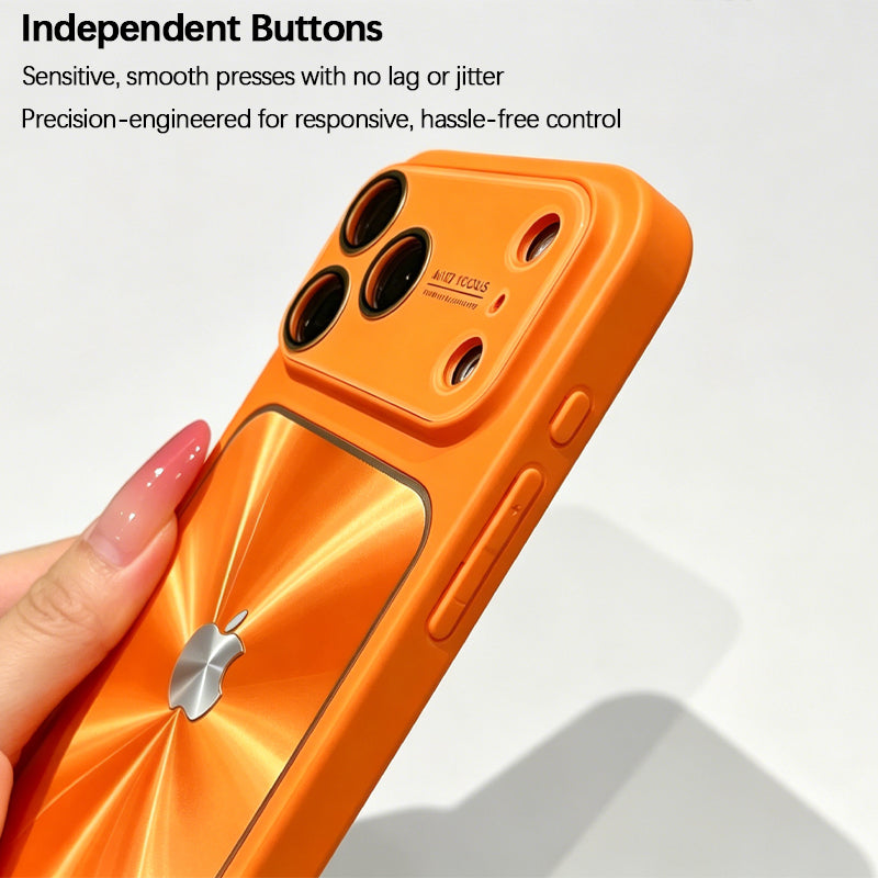 iPhone CD-Patterned Large-View Case