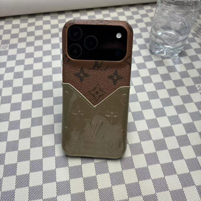 New Design Leather Case with Card Slot for iPhone 12-17